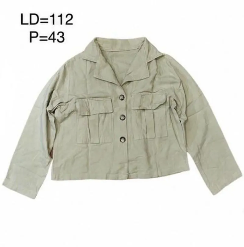 Blazer croptop hijau mint photo 1