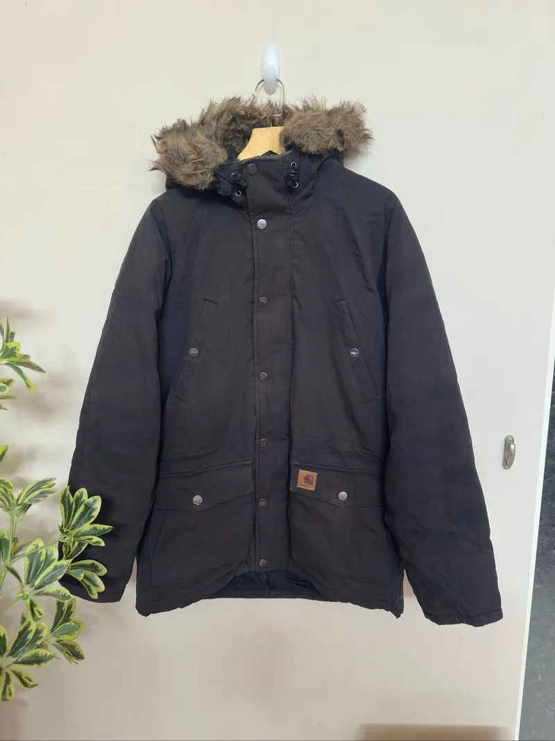Carhartt WIP Trapper Parka Jaket Vintage Look Workwear Origi photo 1