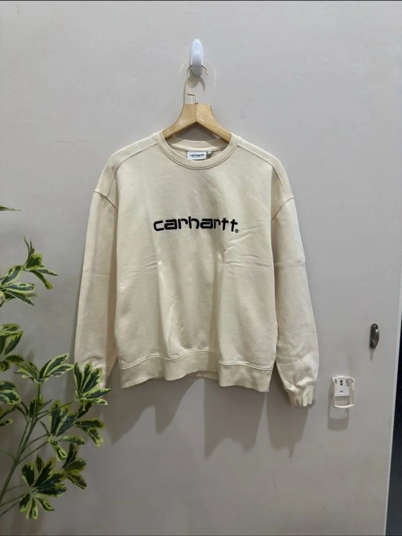 Crewneck Sweater Sweatshirt Carhartt WIP Light Yellow photo 1