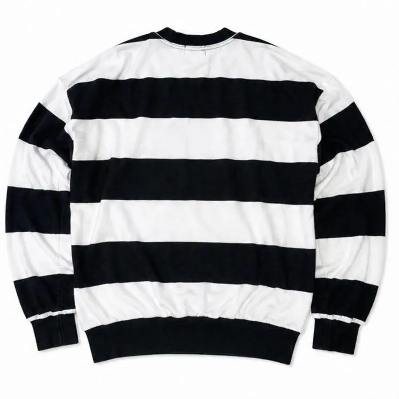Crewneck Salur Black & White Oversize photo 1