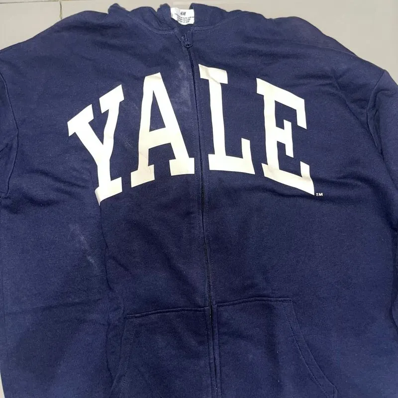 h&m yale oversized zipper jacker photo 1