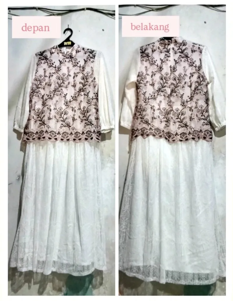 gamis brukat wanita  photo 1