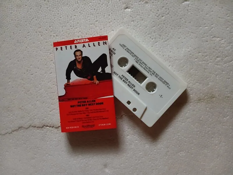 Kaset pita imprt pop PETER ALLEN not the boy next door photo 1