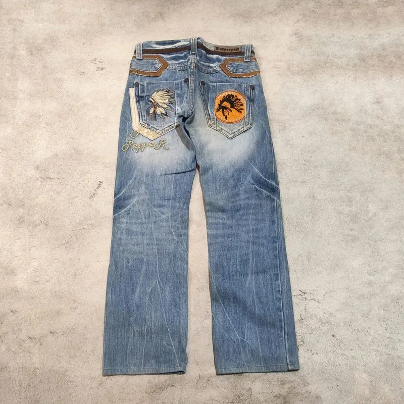 RARE Red Pepper Archive Denim 🇯🇵 Apache Logo  photo 1