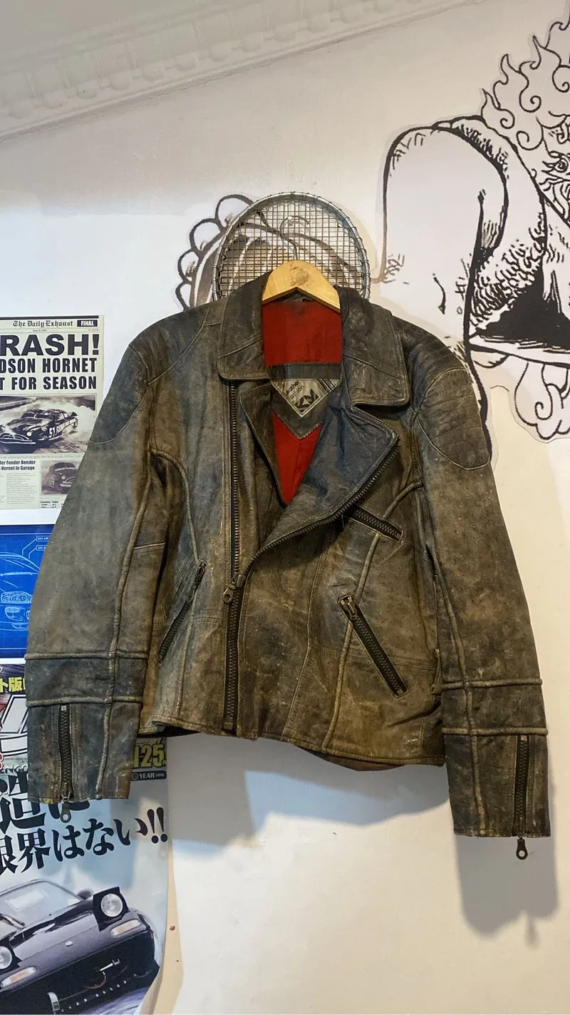 vintage leather ramones / jaket kulit ramones vtg photo 1