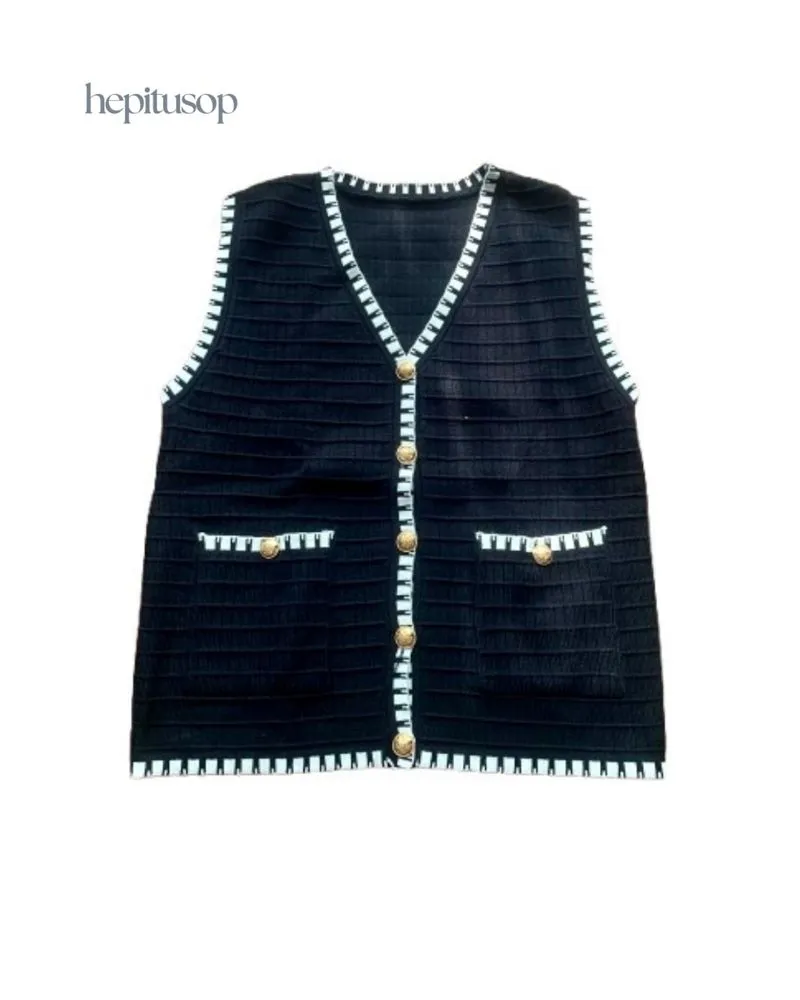 Black Vest Top photo 1