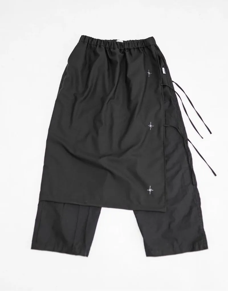 Celana rok layer hitam photo 1