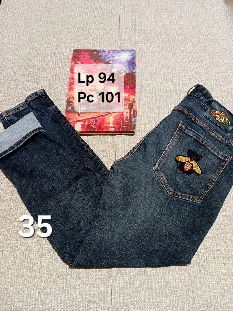 CELANA JEANS DENIM RIPPED FADING BLACK WASH IKONIK POCKET photo 1