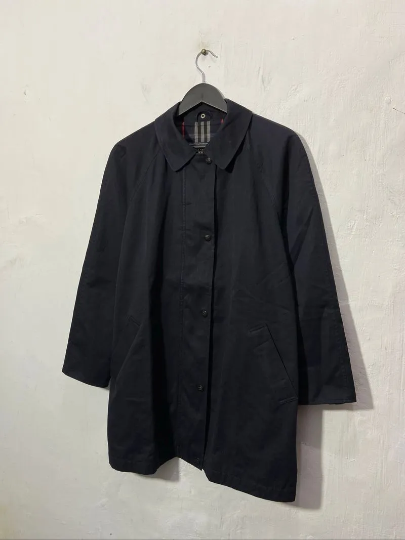 Vintage Burberrys Trench Coat Navy Unisex  photo 1