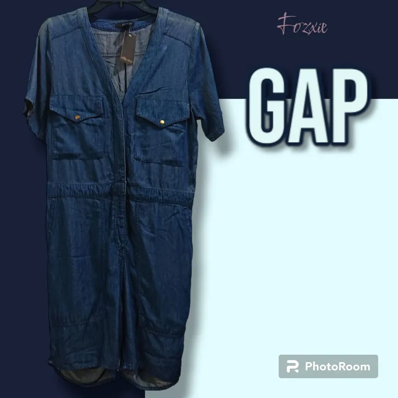 GAP Streetwear Casual Jumpsuit Wanita navy photo 1