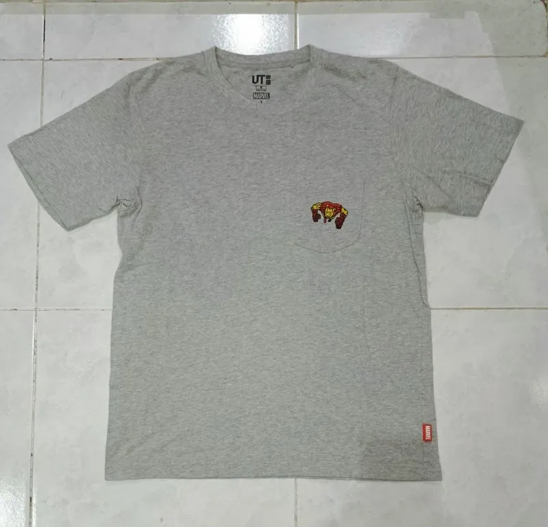 Uniqlo Casual Suit Pria gray photo 1