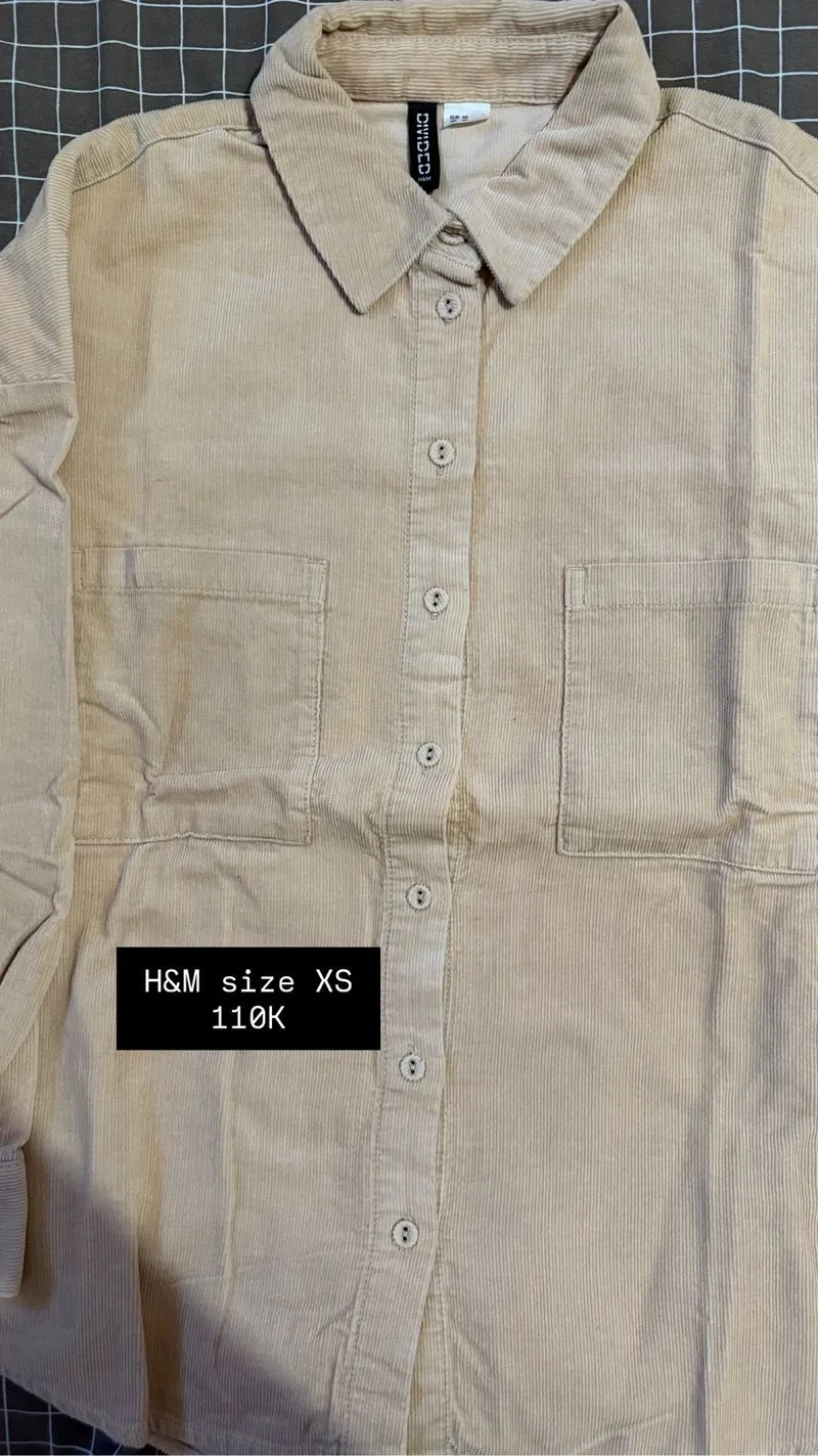 H&M kemeja + outer photo 1