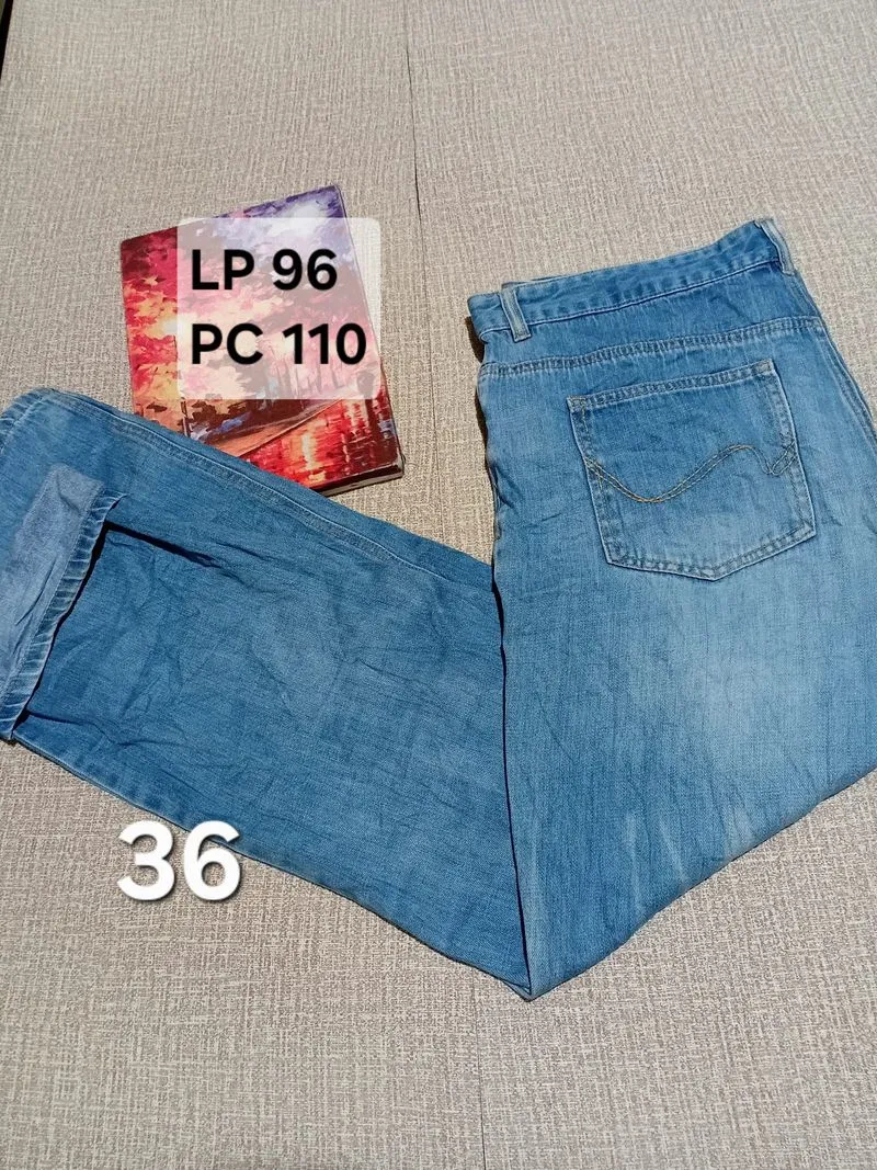 IN EXTENSO CELANA JEANS DENIM LIGHT BLUE WASH FADING IKONIK  photo 1