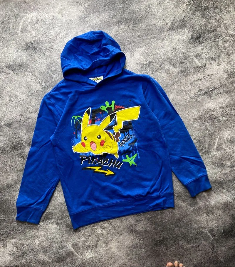 Casual Hoody Pria blue photo 1