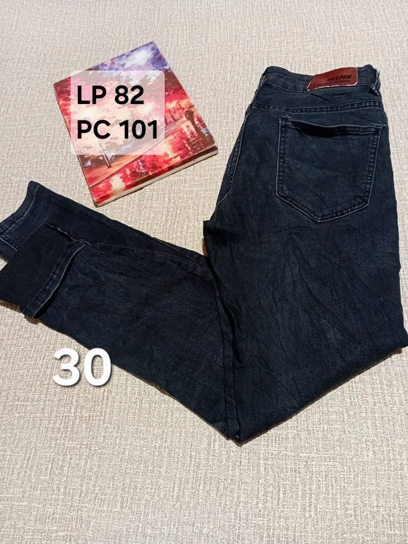 CELANA JEANS DENIM BLACK PLAIN photo 1