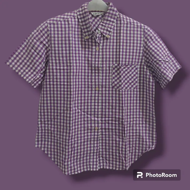Streetwear Casual Shirt Wanita purple photo 1