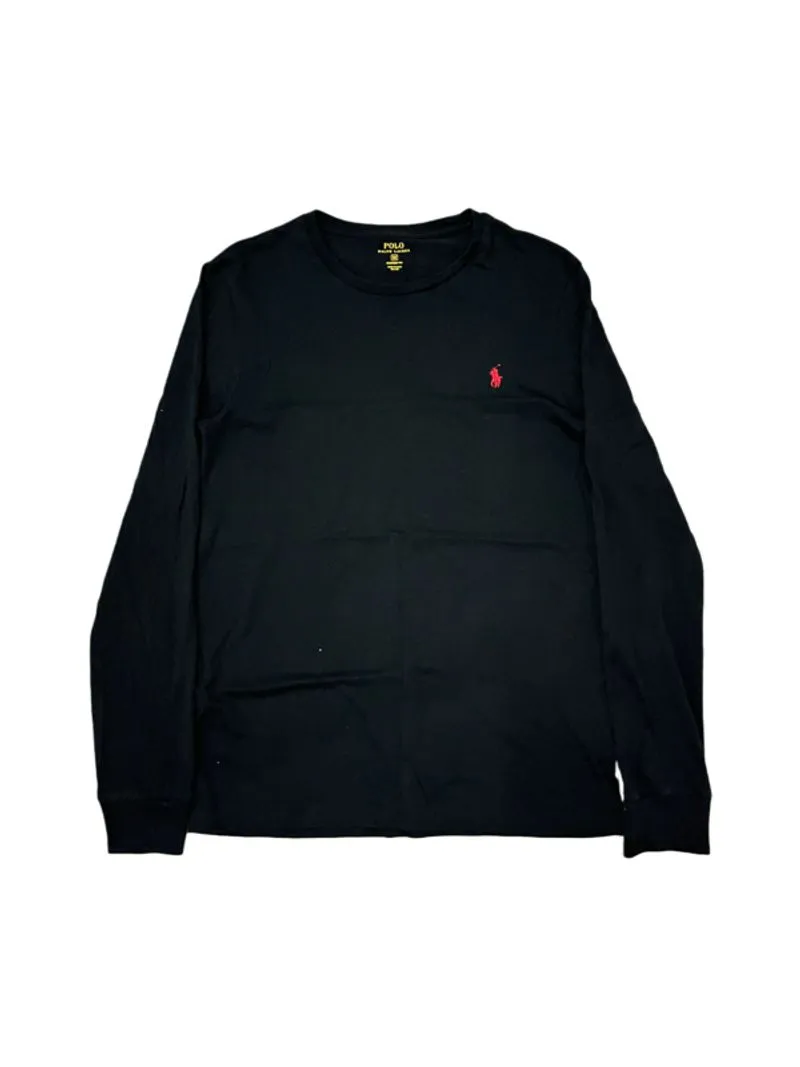 vtg longsleeve polo ralph lauren single stic photo 1