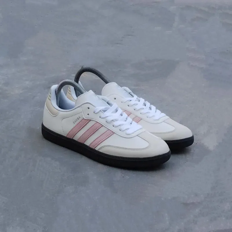 Adidas Streetwear Casual Sneakers Wanita white pink photo 1