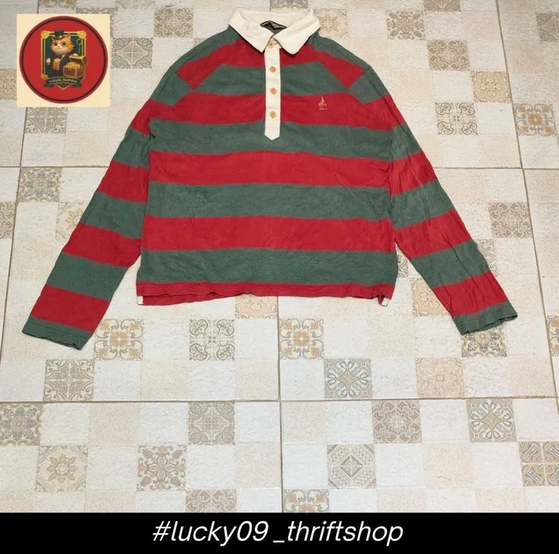 Bean Pole Rugby Stripe Polo L/S photo 1