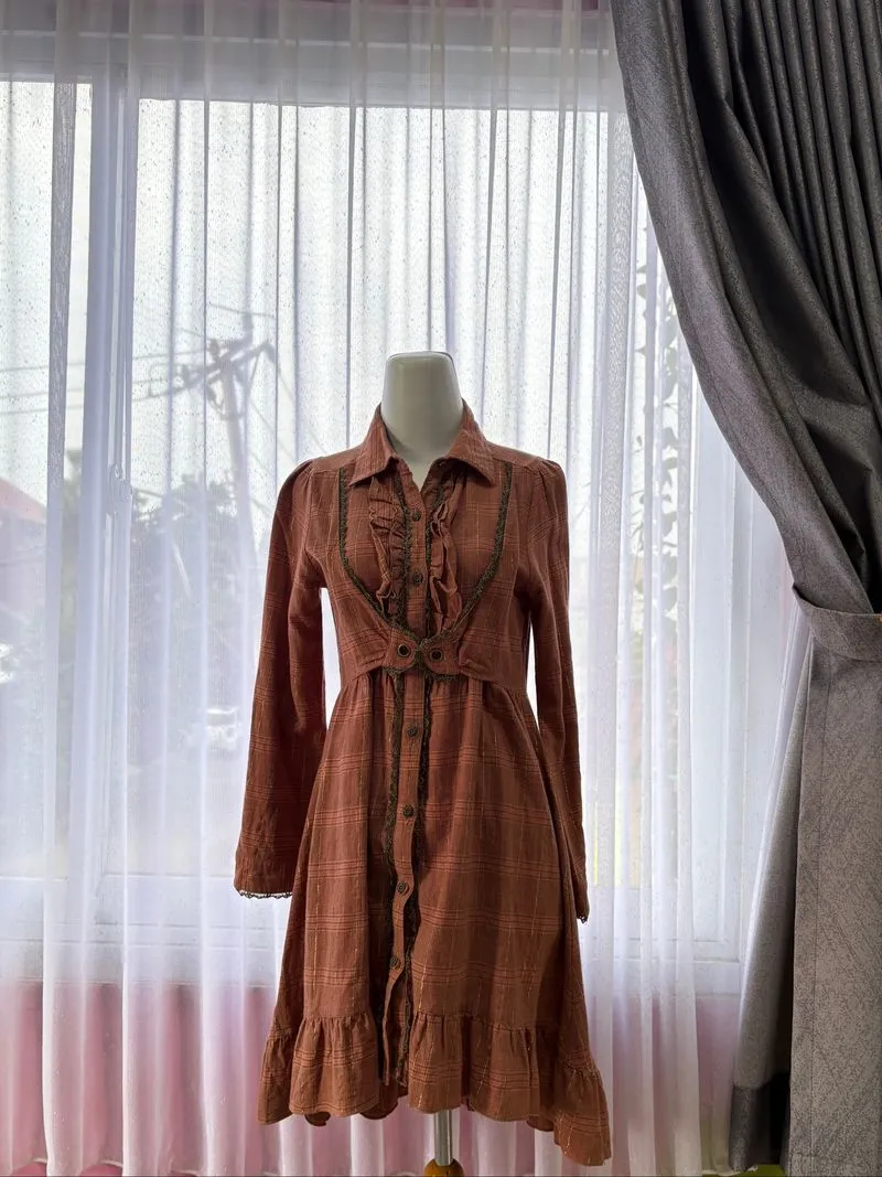 Axes femme dress brown photo 1