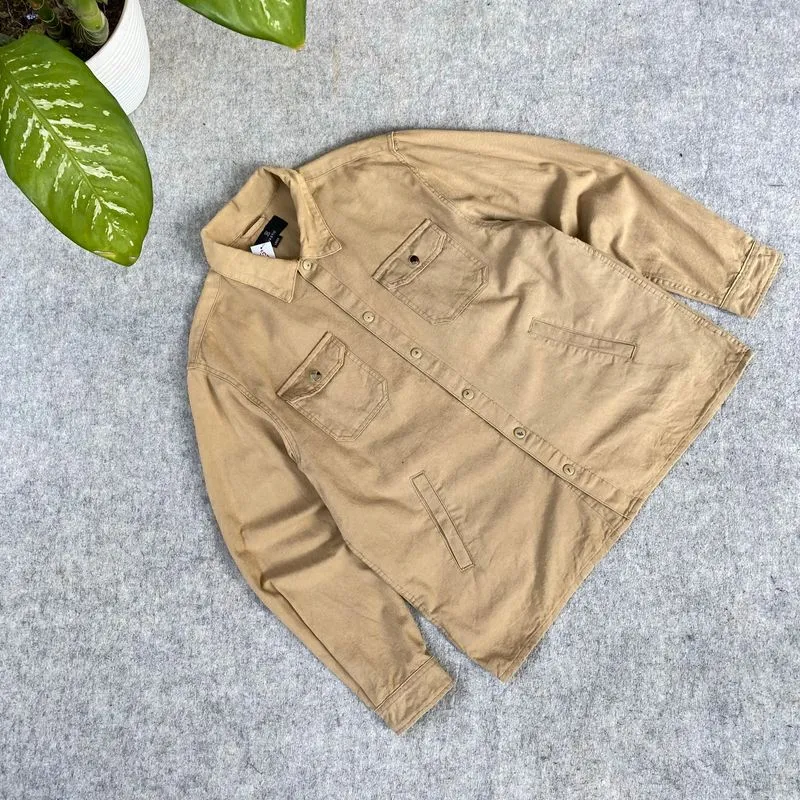 Outer Jacket canvas vastic super cakep cream photo 1
