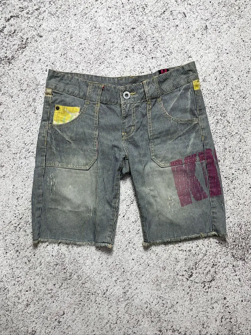 2000s Kissmark - eno gothic y2k short jeans lgb naykillaz photo 1