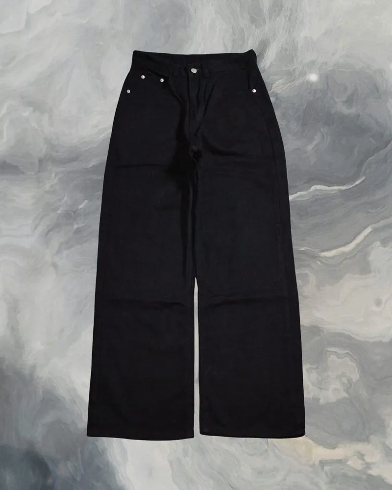 Celana Baggy Denim Hitam Jeans Gombrong LOCKETOMY photo 1