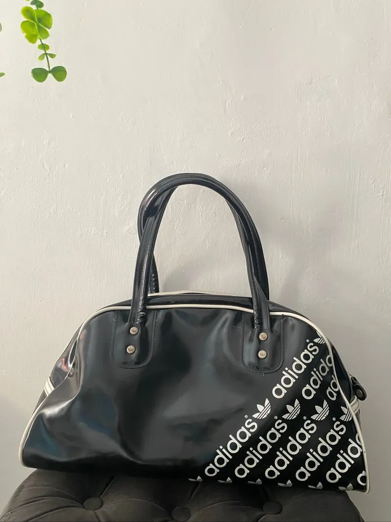  Tad Adidas Trefoil Vintage Bowling Bag 🖤✨ photo 1