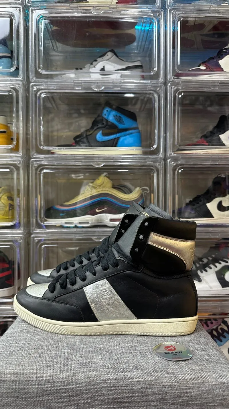 SAINT LAURENT SL 10 HIGH BLACK SILVER , SAINT LAURENT SL 10  photo 1