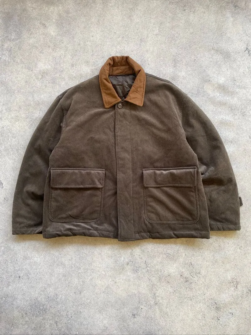 Jacket Vintage Casual Suede photo 1