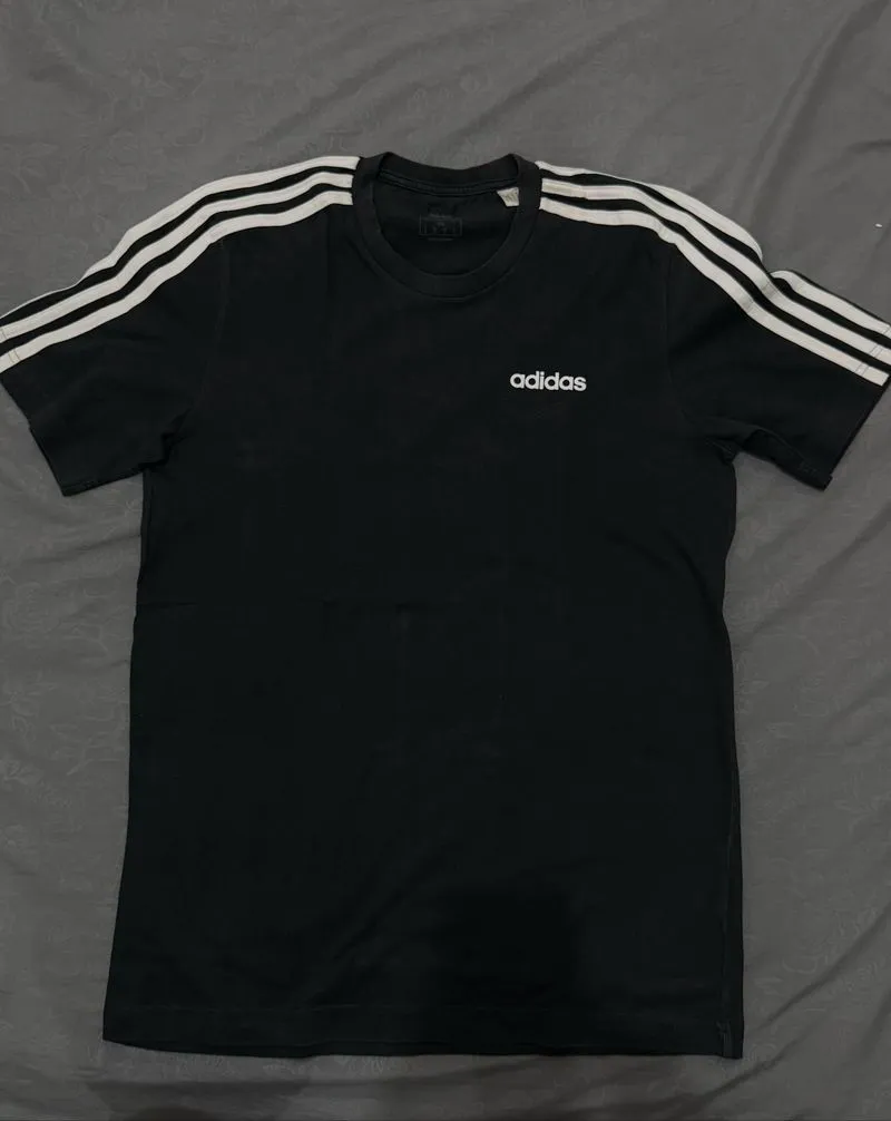 Kaos Adidas Essential 3 stripe Original photo 1