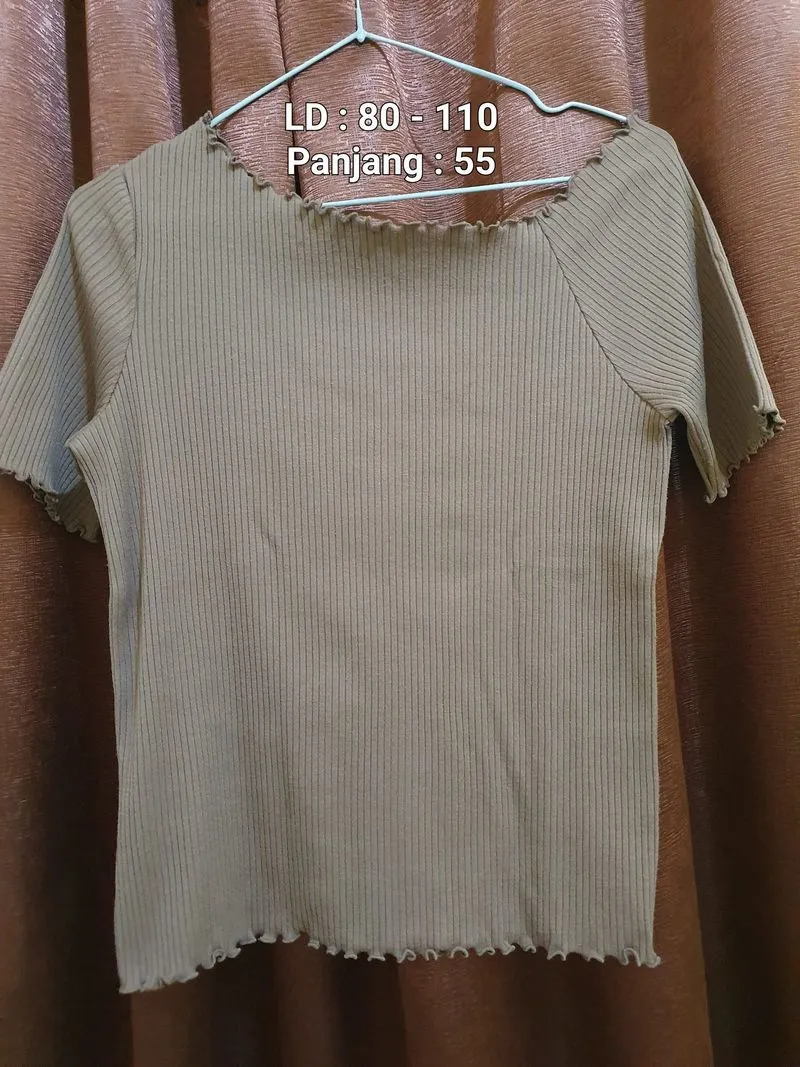 Atasan knit sabrina  photo 1