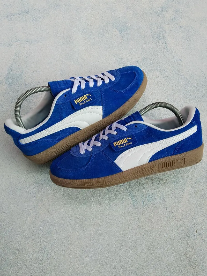 Puma Casual Casual shoe Pria white blue photo 1
