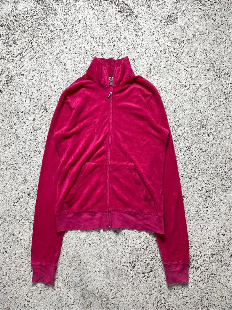 Juicy couture pink track jacket vkei y2k lolita emo gothic  photo 1