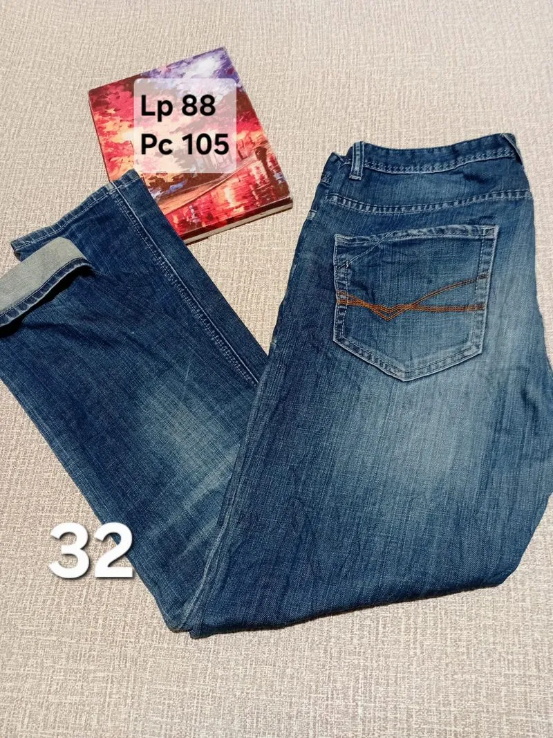 CELANA JEANS DENIM DARK BLUE WASH WITH IKONIK POCKET photo 1