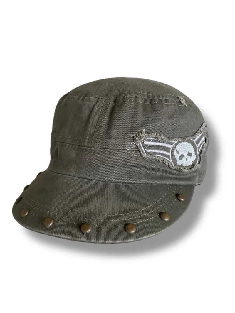 y2k Studed Cadethat Skull Logo  photo 1