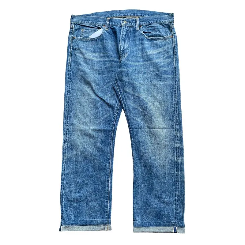 Japanese brand Streetwear Vintage Jeans Pria blue photo 1