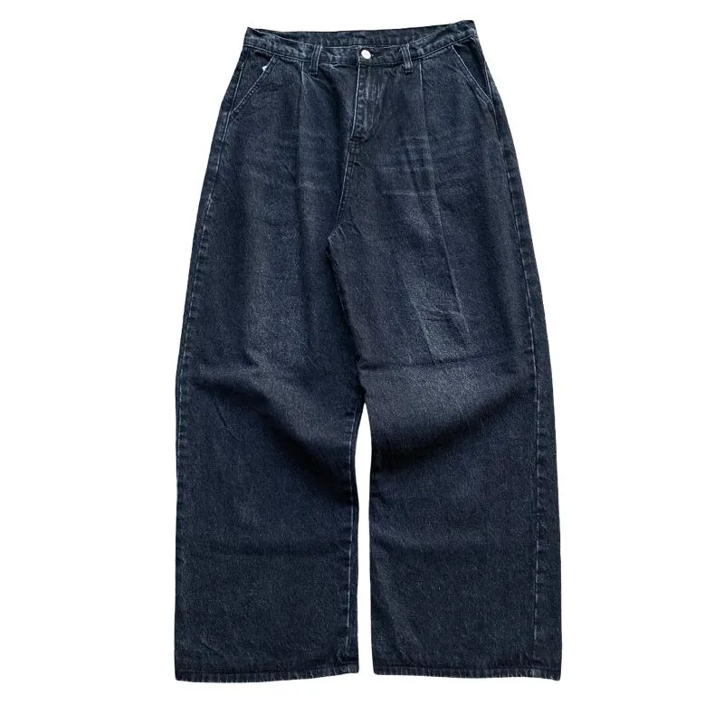 Japanese brand Streetwear Vintage Jeans Pria gray photo 1