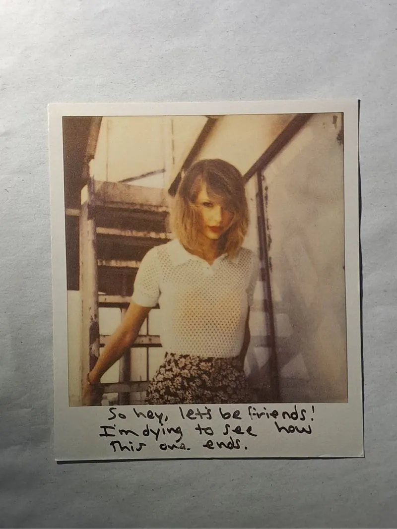 3) Taylor swift 1989 (2014 deluxe) photos polaroid photocard photo 1