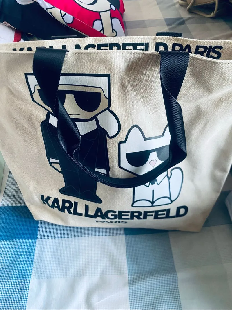 Karl Lagerfeld Paris Canvas Tote Bag  photo 1