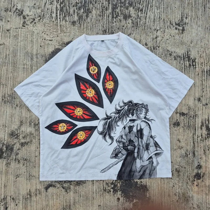 T-Shirt Kokushibo Handpainted & Sew photo 1