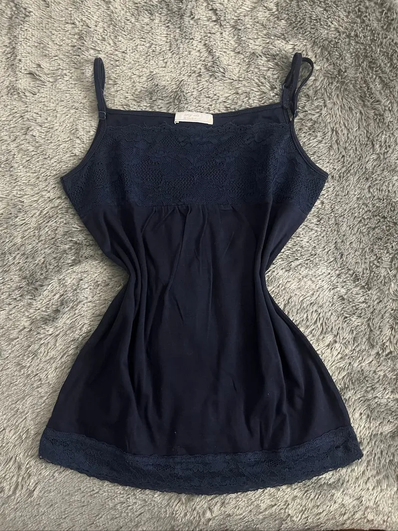Black Lace Tank top photo 1