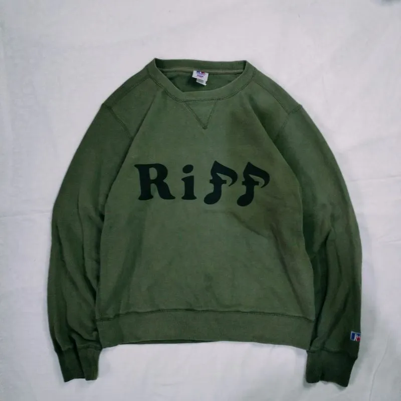 Crewneck schott Bros x Russell athletic army Riff Japan photo 1