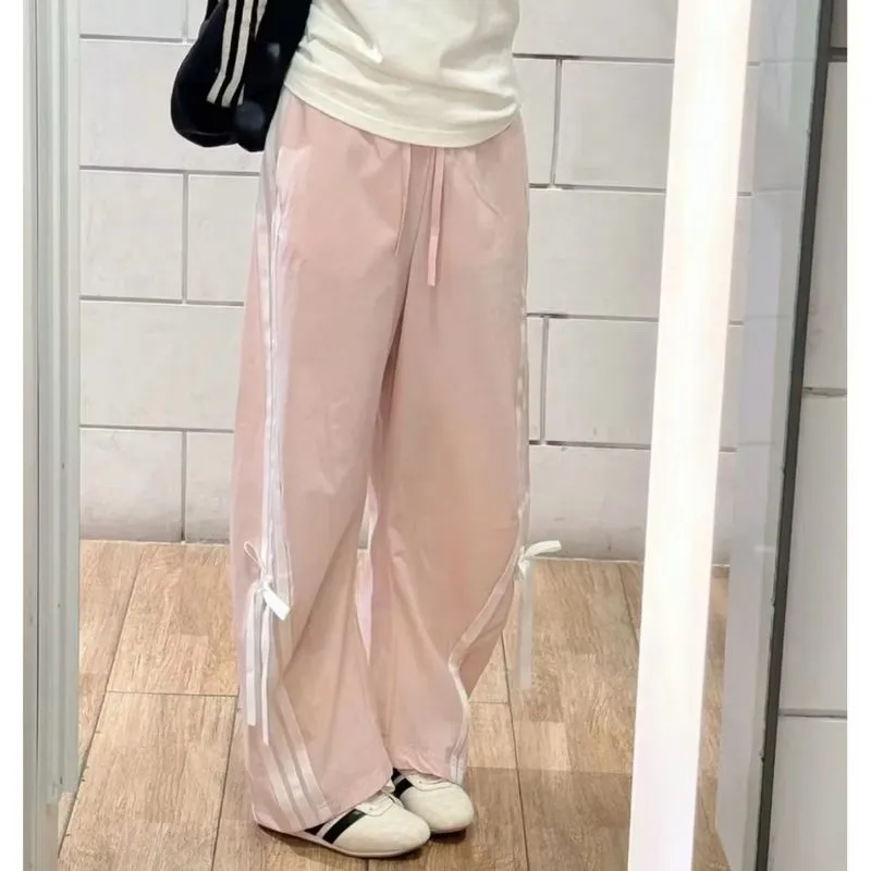 Celana joger Adidas ribon baby pink NEW photo 1