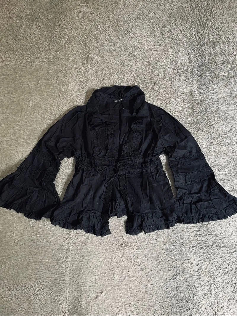Gothic style y2k 4298 blouse if six was nine la grande bleu  photo 1