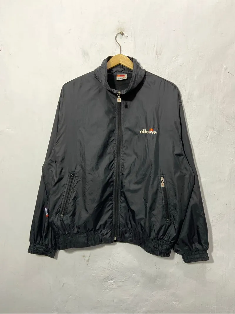 Vintage Ellesse Windbreaker Black Unisex  photo 1