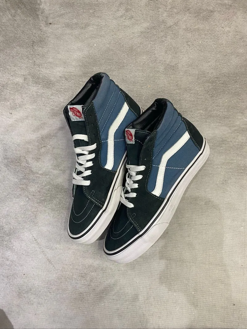 Vans sk8 high blue navy photo 1