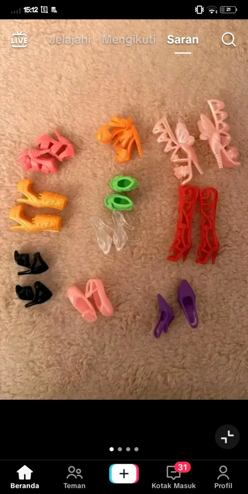 Sepatu barbie photo 1