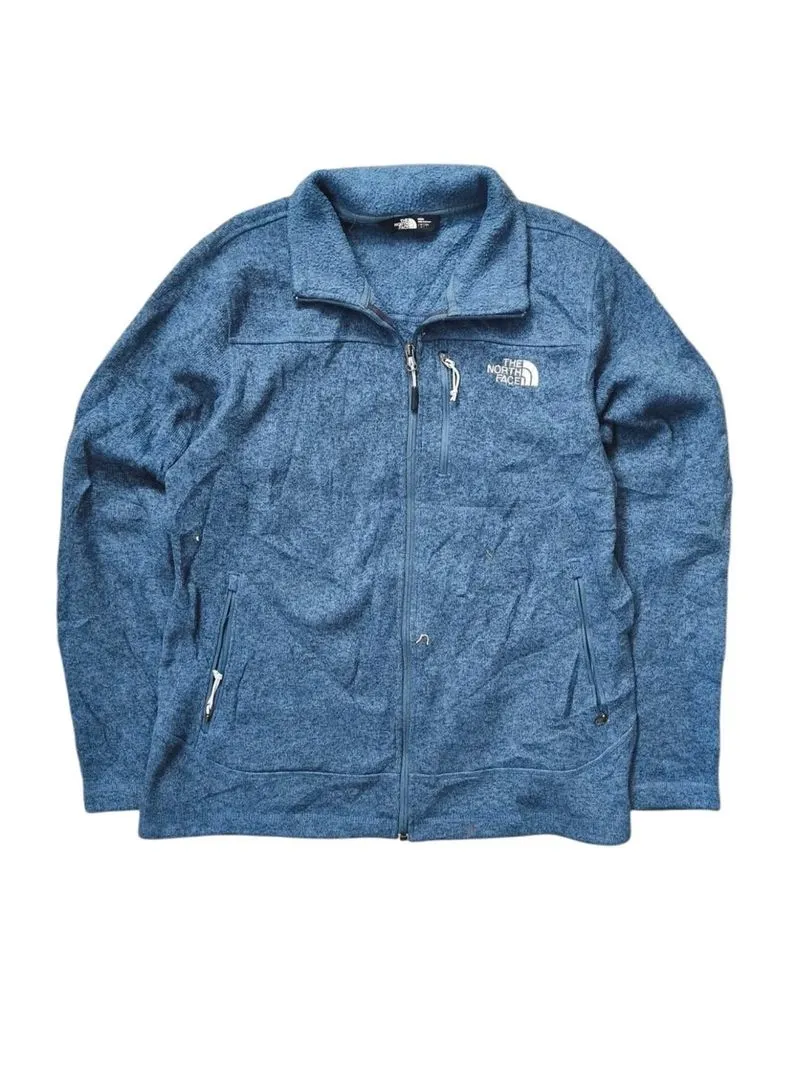 THE NORTH FACE - Jaket Fleece Biru Size M photo 1