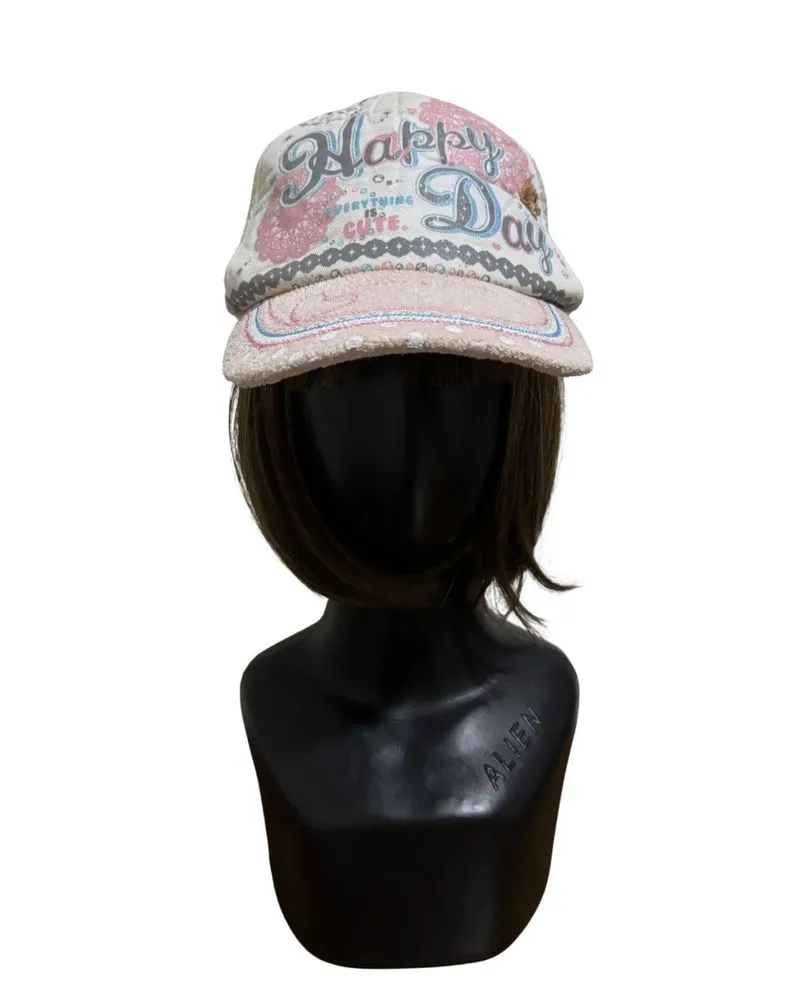 Y2k Cutecore graphic hat photo 1